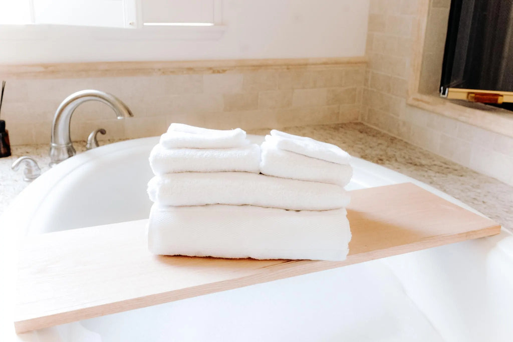 Egyptian Cotton Towel Set: 6-Piece Luxury Bath Towels