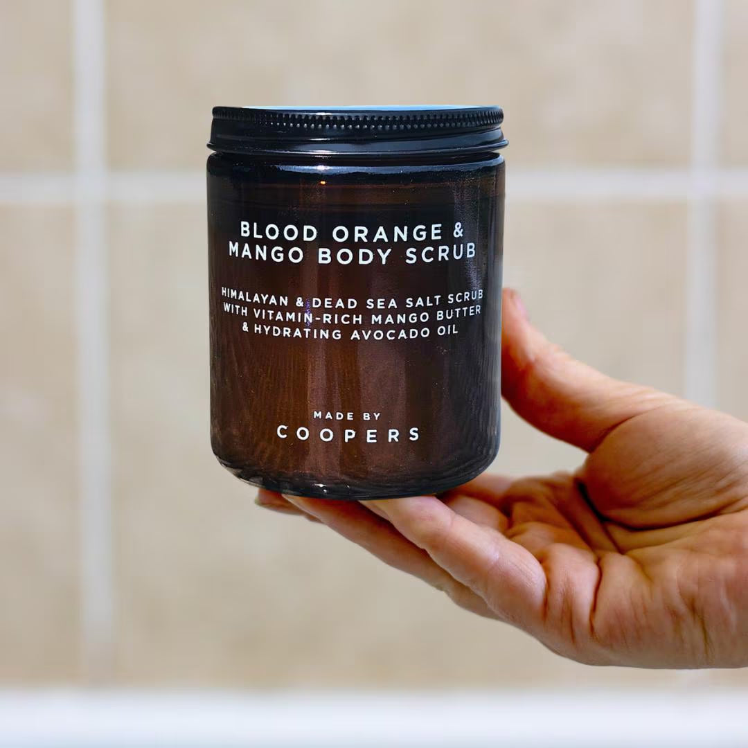 Blood Orange Mango Body Scrub – Himalayan & Dead Sea Salt
