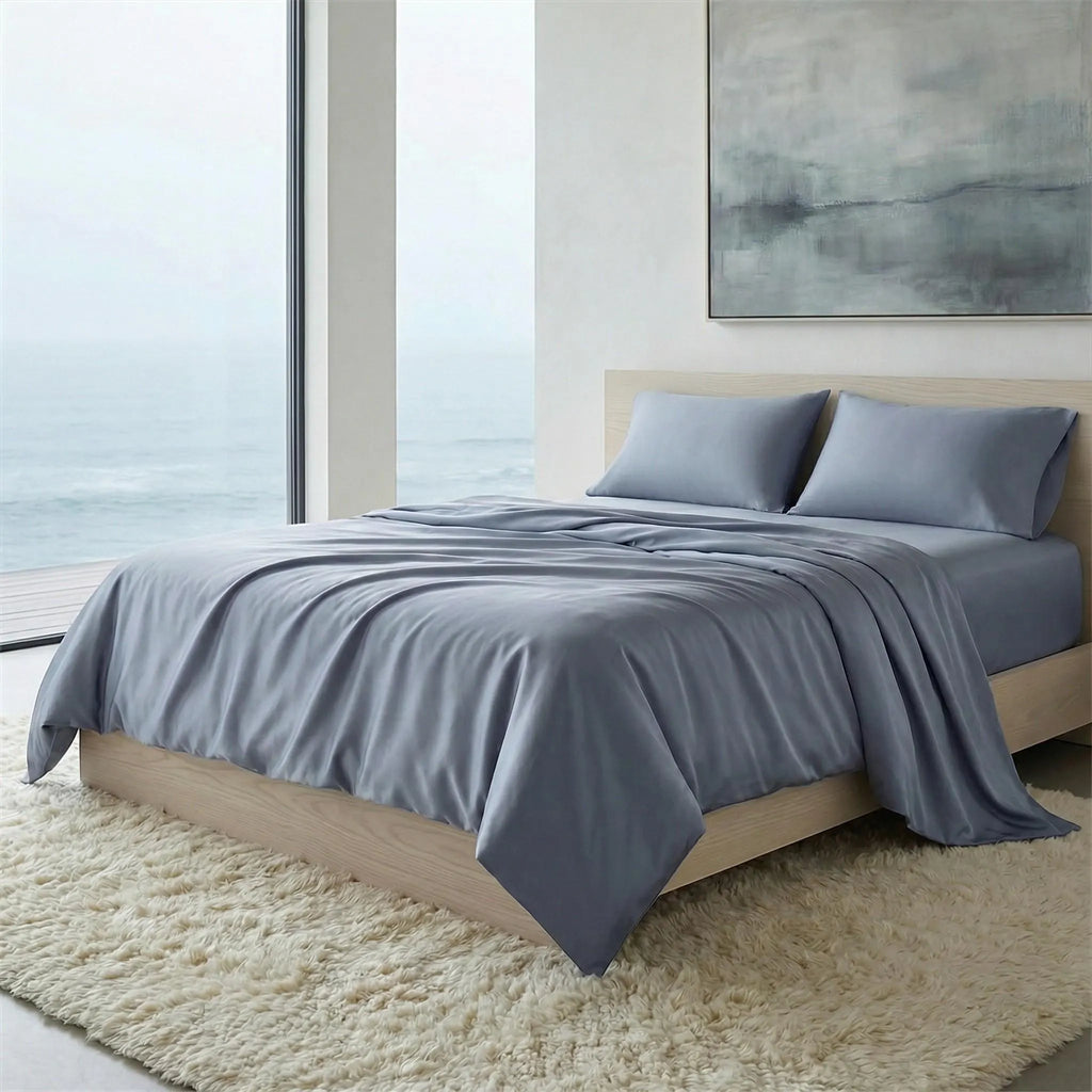 100% Mulberry Silk Bedding Set, Silk Duvet Cover, Silk Pillowcases, Envelope Style, Luxury Bedding, Pure Silk, Queen Size, King Size & More