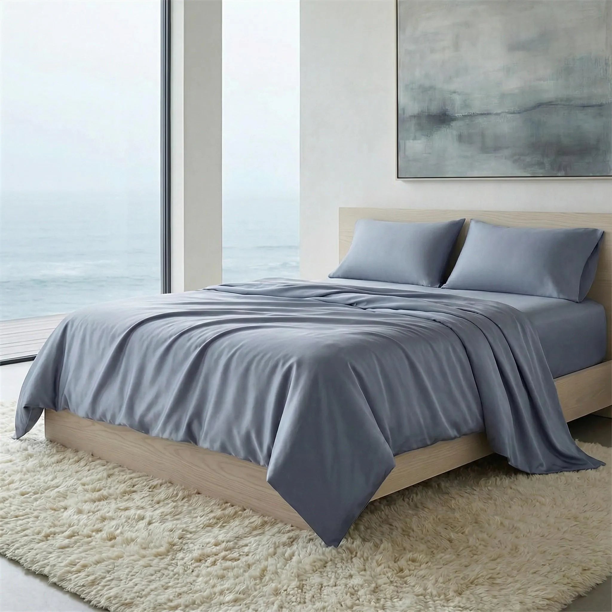 100% Mulberry Silk Bedding Set, Silk Duvet Cover, Silk Pillowcases, Envelope Style, Luxury Bedding, Pure Silk, Queen Size, King Size & More