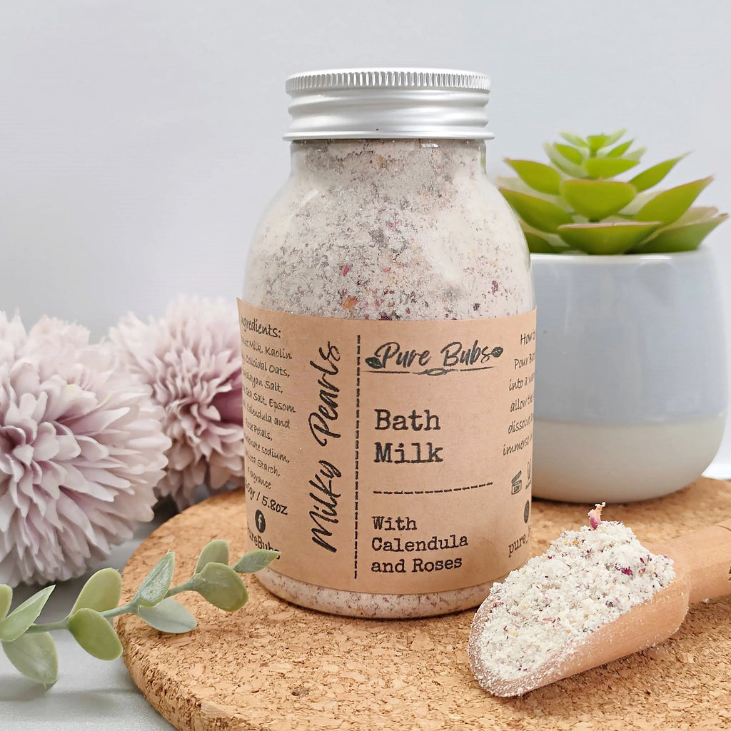 Oatmeal and Coconut Milk Bath Salts, Relaxing Foot Soak, Organic Skin Care, Soaking Salts