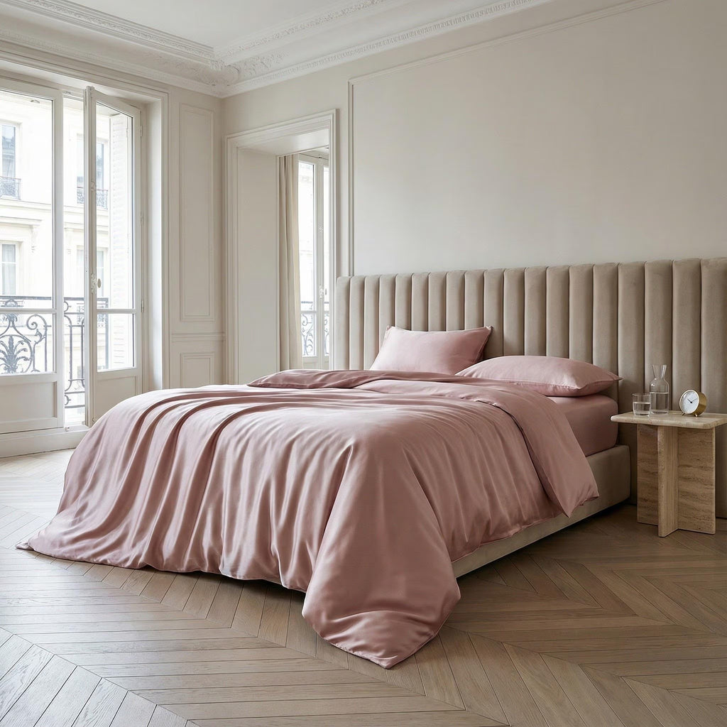 100% Mulberry Silk Bedding Set, Silk Duvet Cover, Silk Pillowcases, Envelope Style, Luxury Bedding, Pure Silk, Queen Size, King Size & More