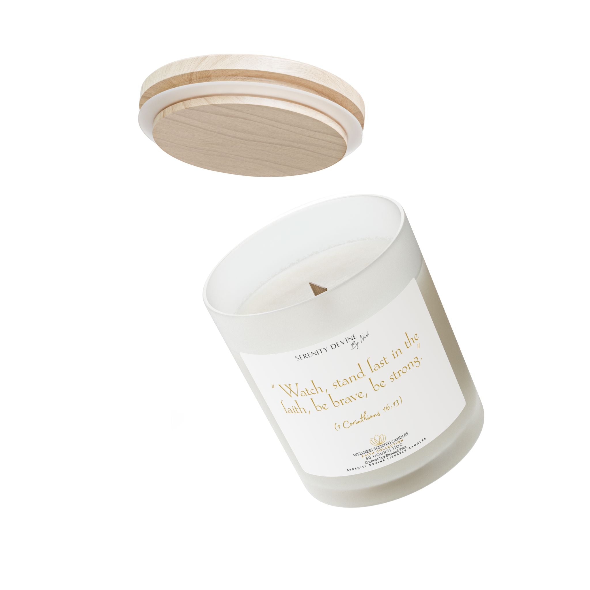 FAITH COLLECTION - 1 Corinthians 16:13 - 11oz Scented Candle (9 Scents)