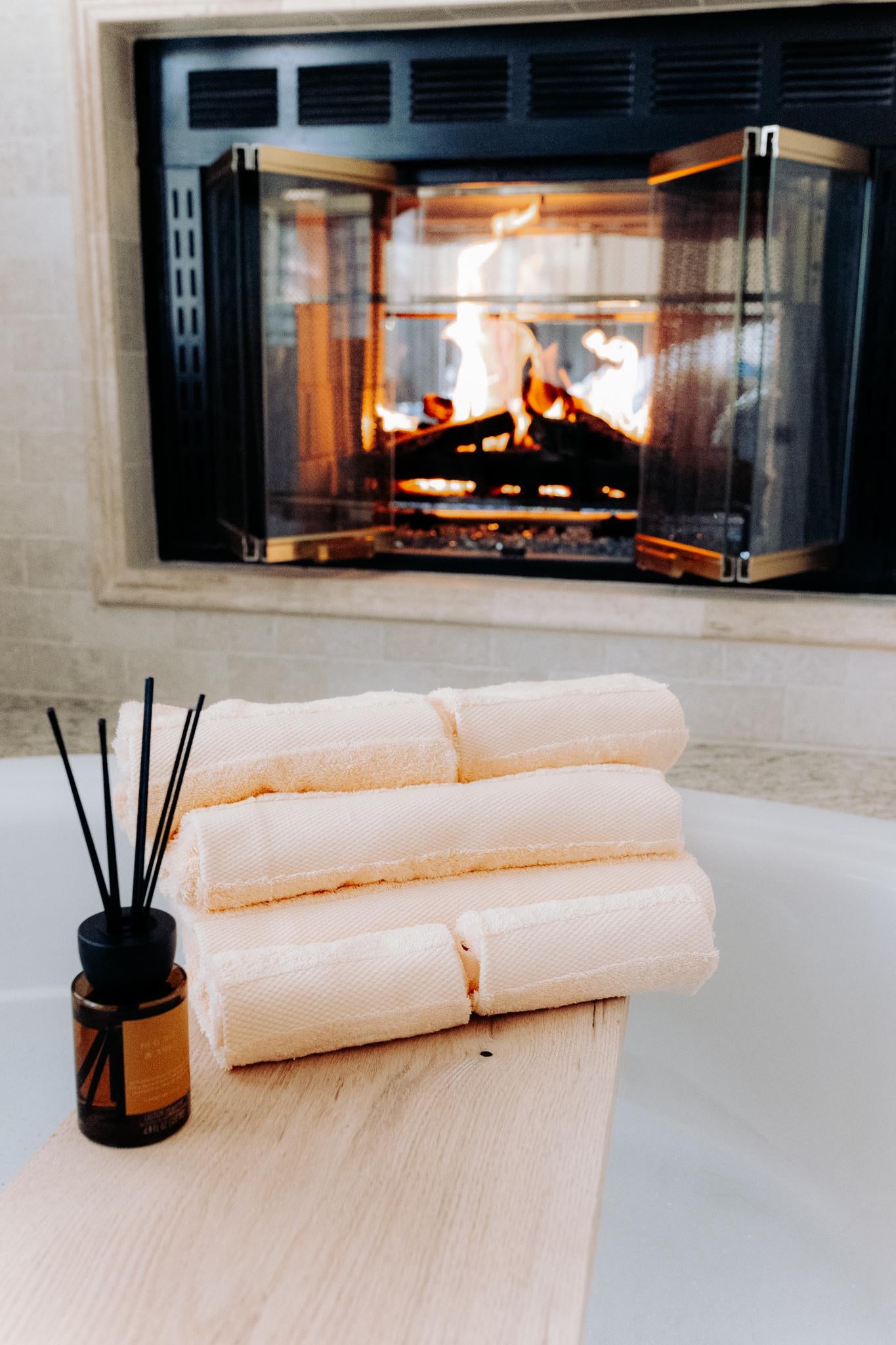 Egyptian Cotton Towel Set: 6-Piece Luxury Bath Towels