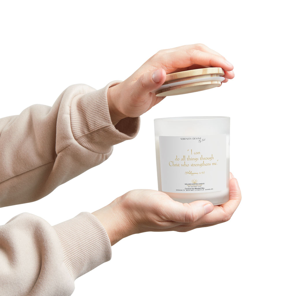 FAITH COLLECTION - Philippians 4:13 - 11oz Scented Candle (9 Scents)