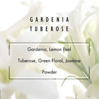 Essential Oil Diffuser, Floral Reed Diffuser with Essential Oils, Botanicals and Gardenia Flowers, for Home Office, Bedroom and Bathroom