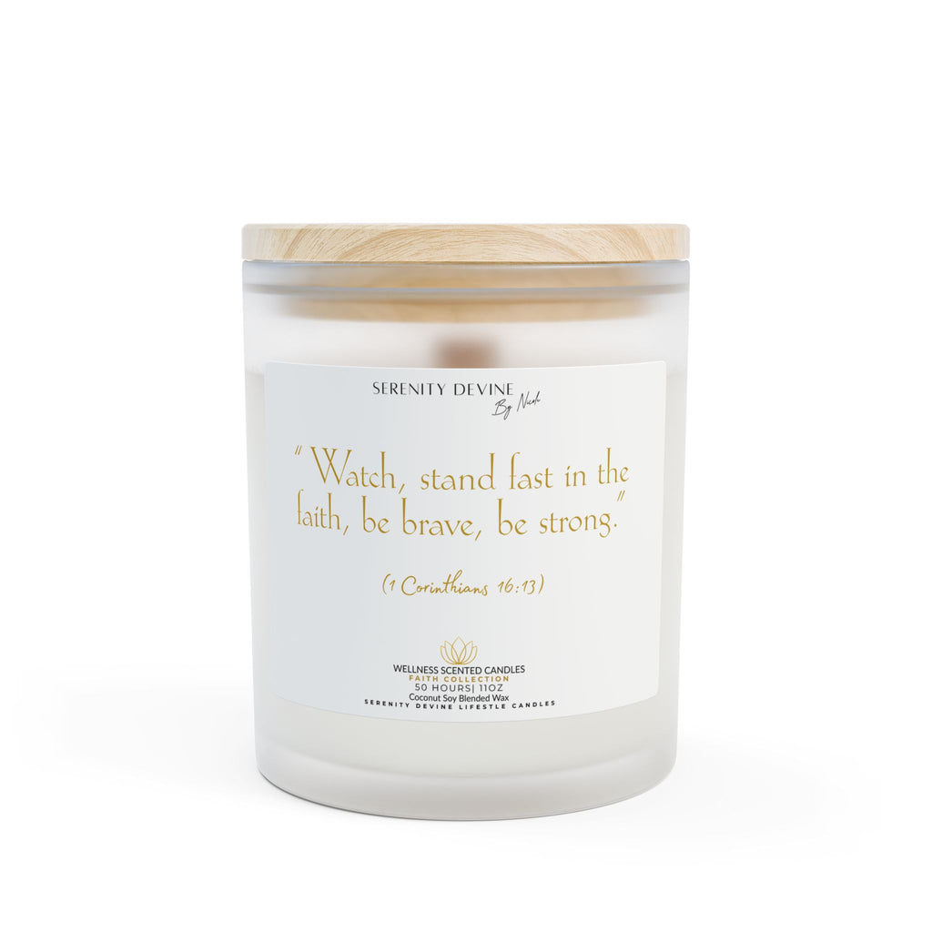 FAITH COLLECTION - 1 Corinthians 16:13 - 11oz Scented Candle (9 Scents)