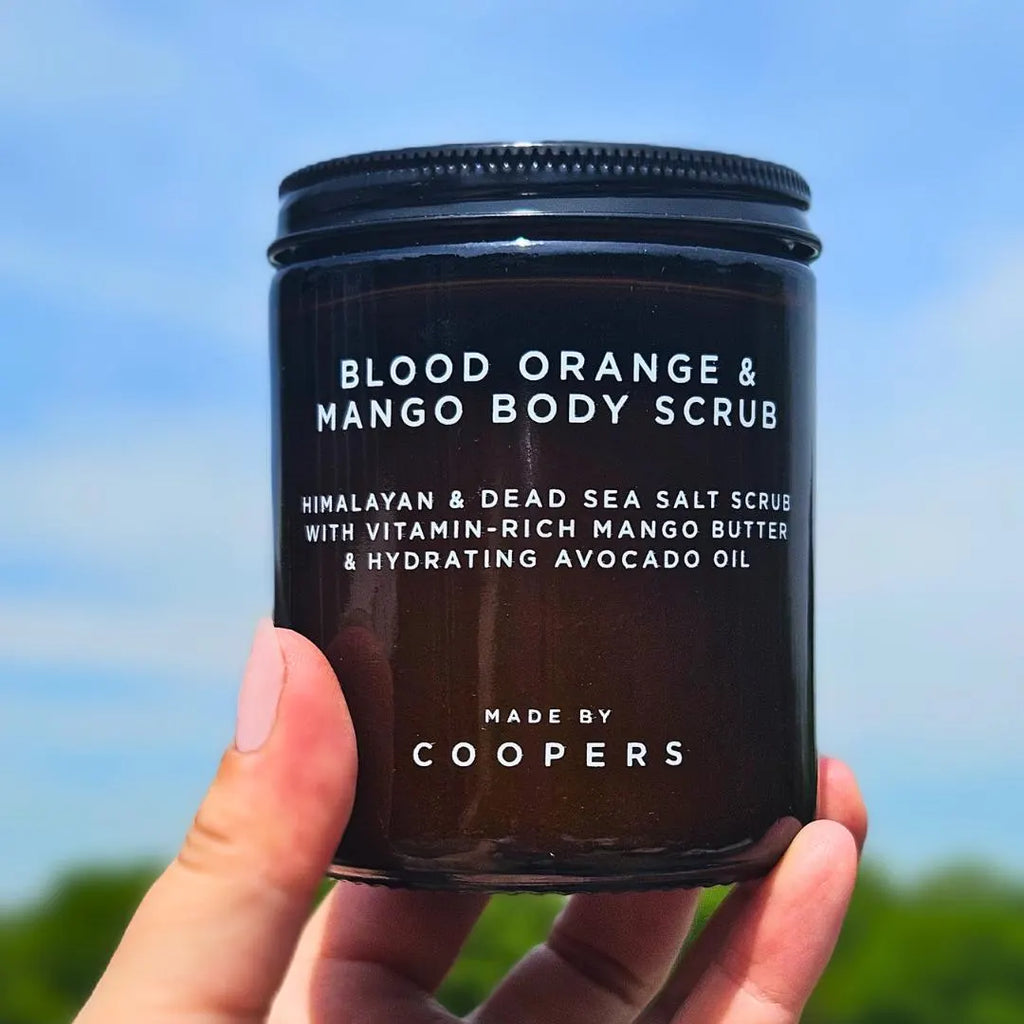 Blood Orange Mango Body Scrub – Himalayan & Dead Sea Salt