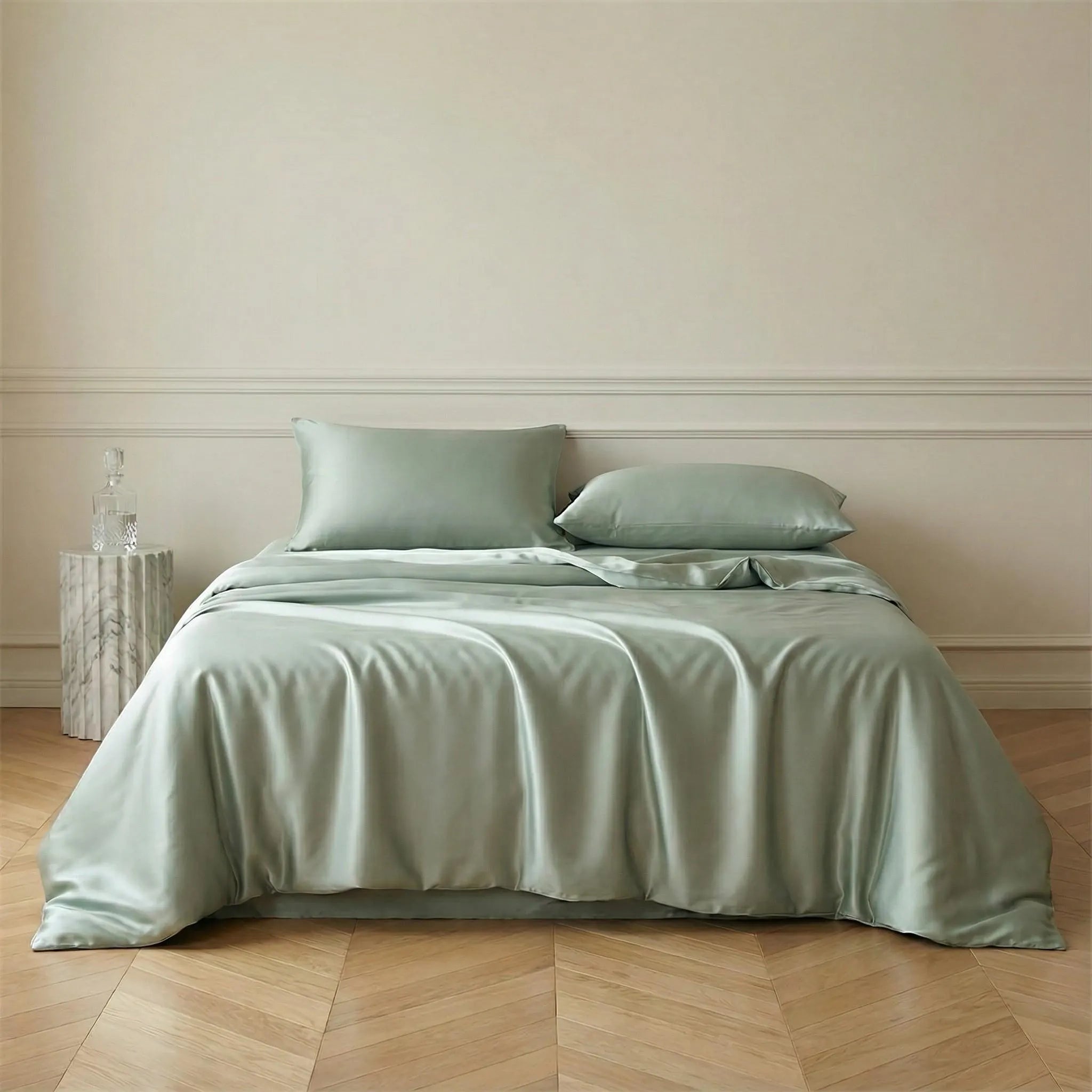 100% Mulberry Silk Bedding Set, Silk Duvet Cover, Silk Pillowcases, Envelope Style, Luxury Bedding, Pure Silk, Queen Size, King Size & More