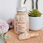 Lavender Bath Salts, Relaxing Foot Soak, Organic Skin Care, Soaking Salts