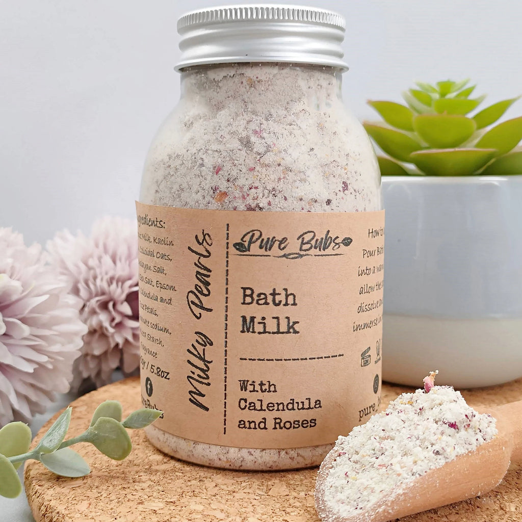Oatmeal and Coconut Milk Bath Salts, Relaxing Foot Soak, Organic Skin Care, Soaking Salts