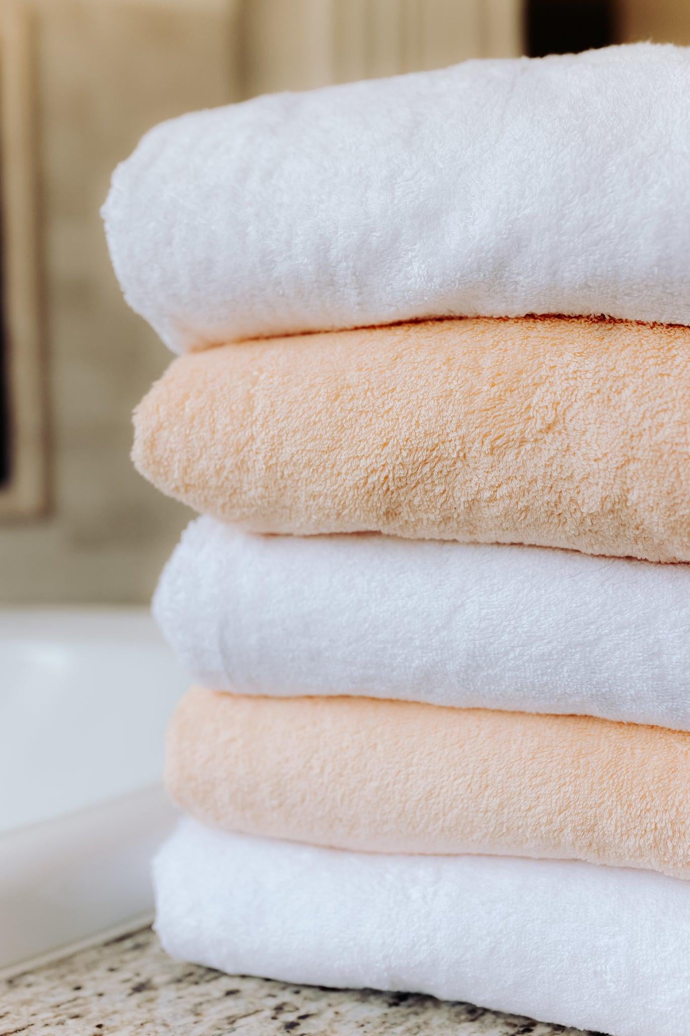 Egyptian Cotton Towel Set: 6-Piece Luxury Bath Towels