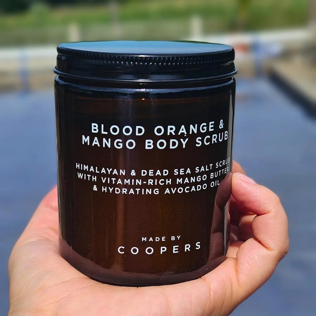 Blood Orange Mango Body Scrub – Himalayan & Dead Sea Salt