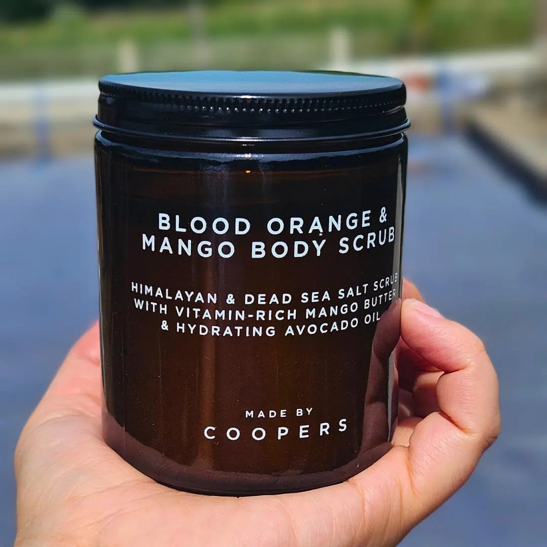 Blood Orange Mango Body Scrub – Himalayan & Dead Sea Salt