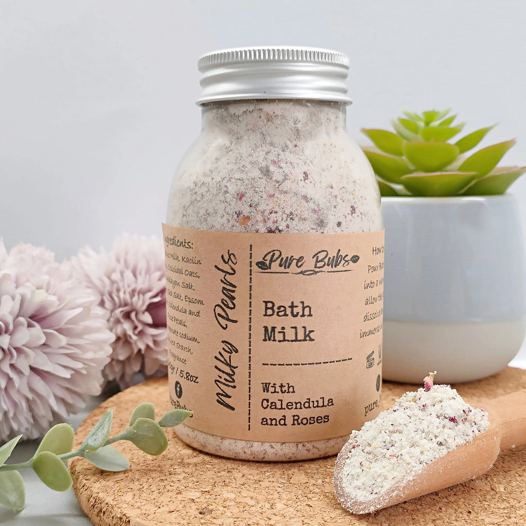 Oatmeal and Coconut Milk Bath Salts, Relaxing Foot Soak, Organic Skin Care, Soaking Salts