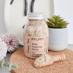 Lavender Bath Salts, Relaxing Foot Soak, Organic Skin Care, Soaking Salts