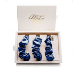 Mulberry Silk Scrunchies Set - Premium Grade 6A Hair Ties