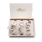 Mulberry Silk Scrunchies Set - Premium Grade 6A Hair Ties