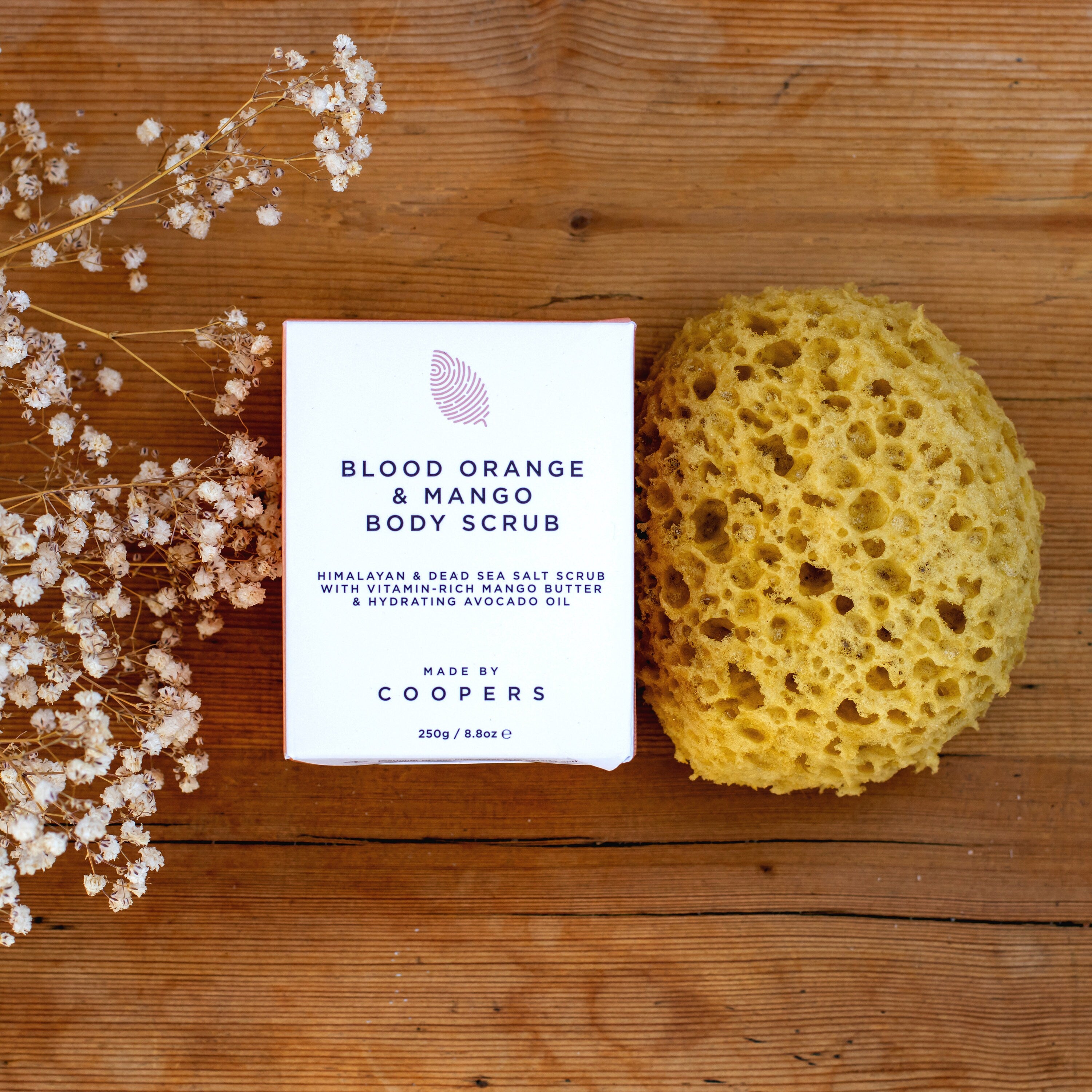 Blood Orange Mango Body Scrub – Himalayan & Dead Sea Salt